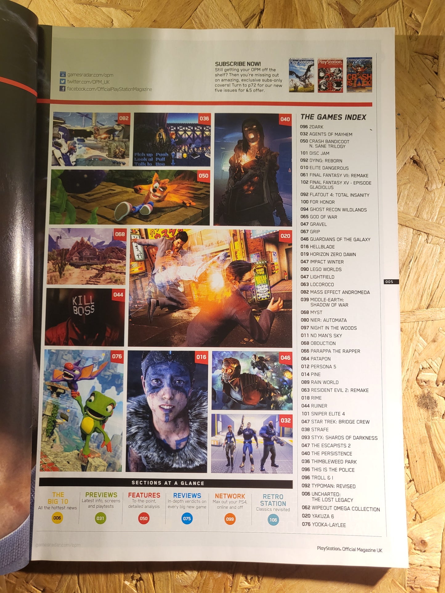 PlayStation Official Magazine March 2017 UK 135 (942) Crash Bandicoot Mass Effect Final Fantasy