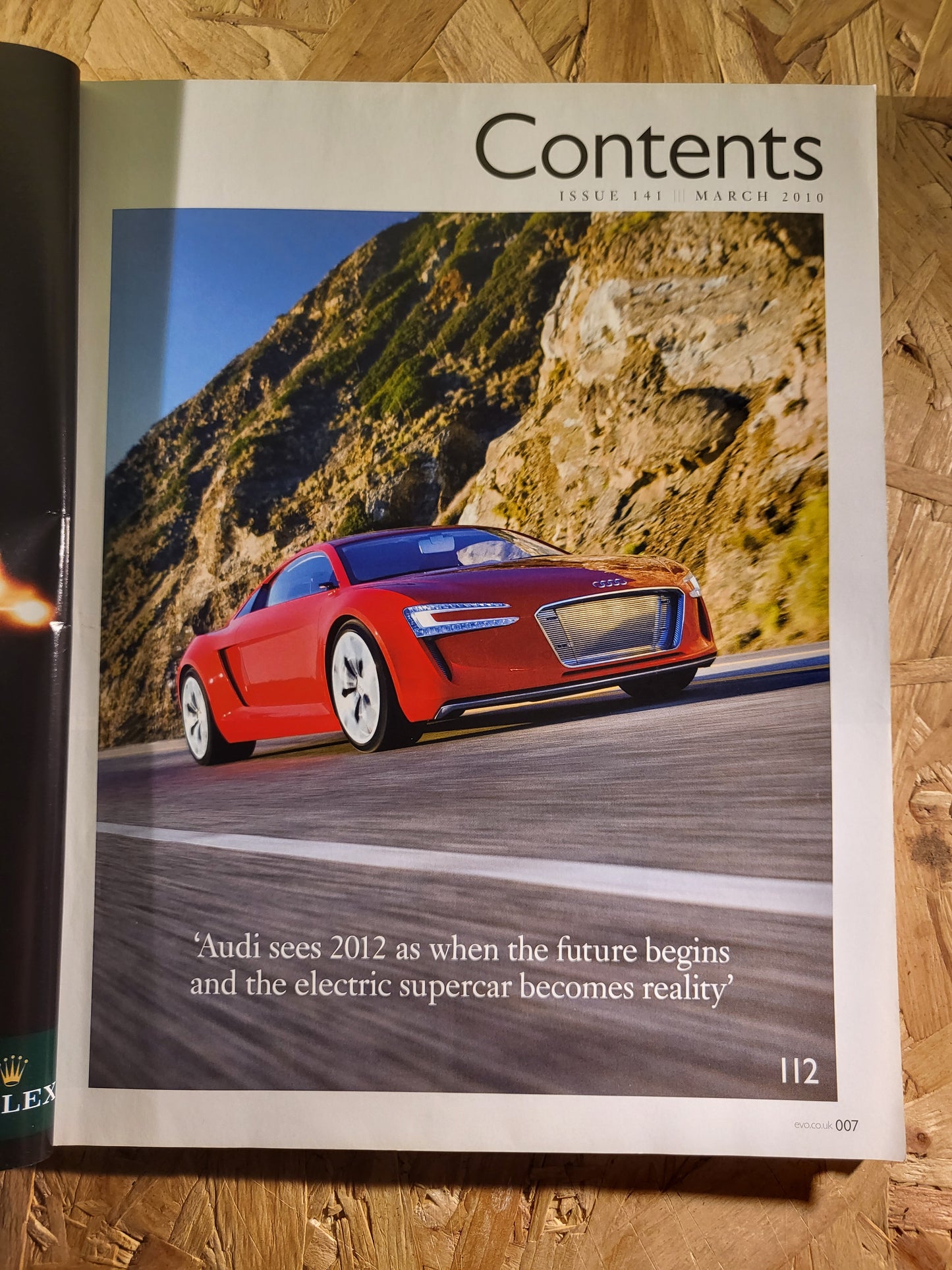 EVO Magazine March 2010 #141 (945) Spyker Aileron Audi E-Tron Tesla Roadster