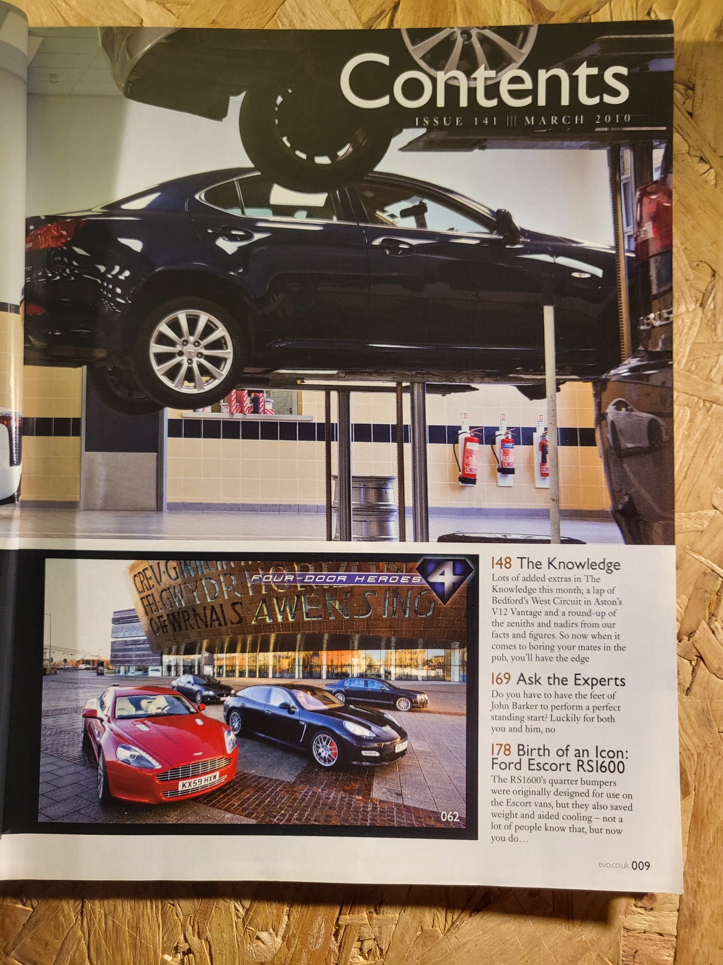 EVO Magazine March 2010 #141 (945) Spyker Aileron Audi E-Tron Tesla Roadster