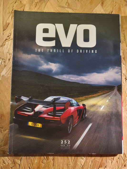 EVO Magazine October 2018 #252 (945) McLaren Senna Exige Sport 410 Caymen GTS