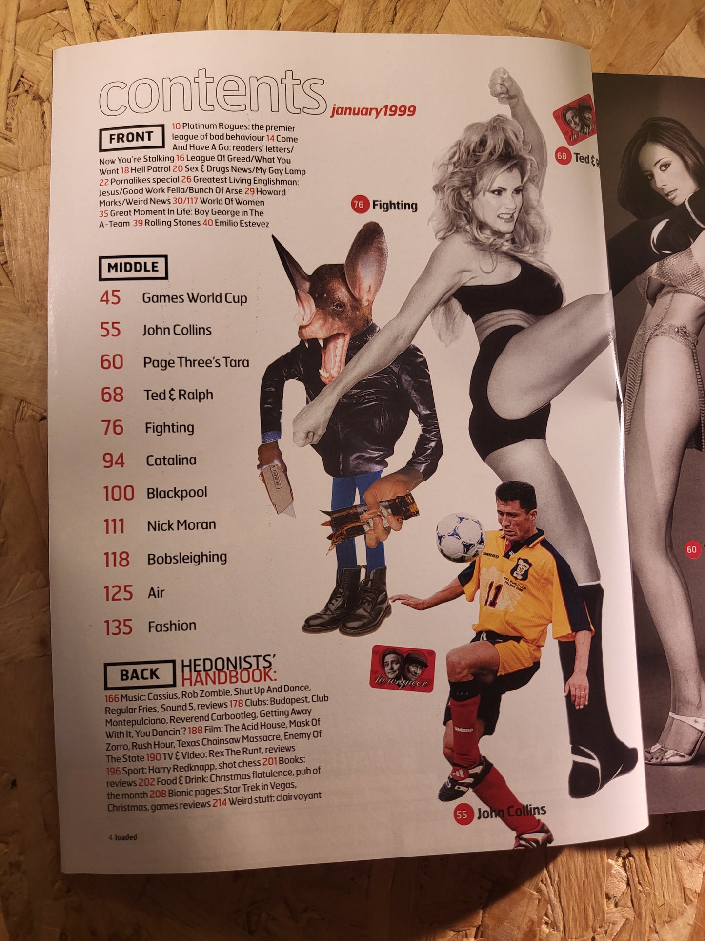 Loaded Magazine January 1999 (946) CATALINA GUIRADO Emilio Estevez TARA O'CONNOR