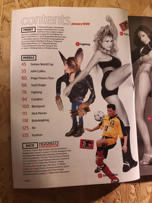 Loaded Magazine January 1999 (946) CATALINA GUIRADO Emilio Estevez TARA O'CONNOR
