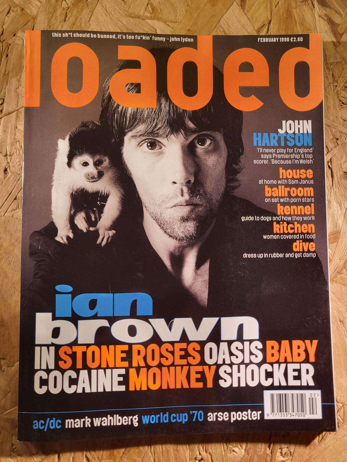 Loaded Magazine February 1998 (947) Samantha Janus Ian Brown POSTER