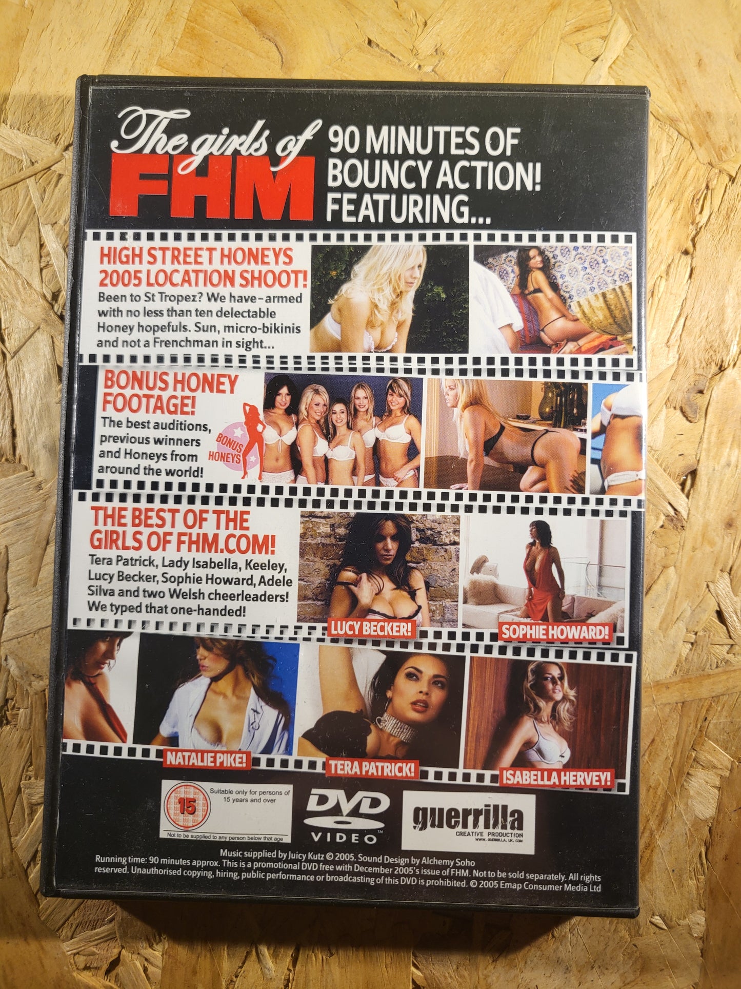 The Girls of FHM DVD (MB001) Sophie Howard Lucy Becker Tera Patrick