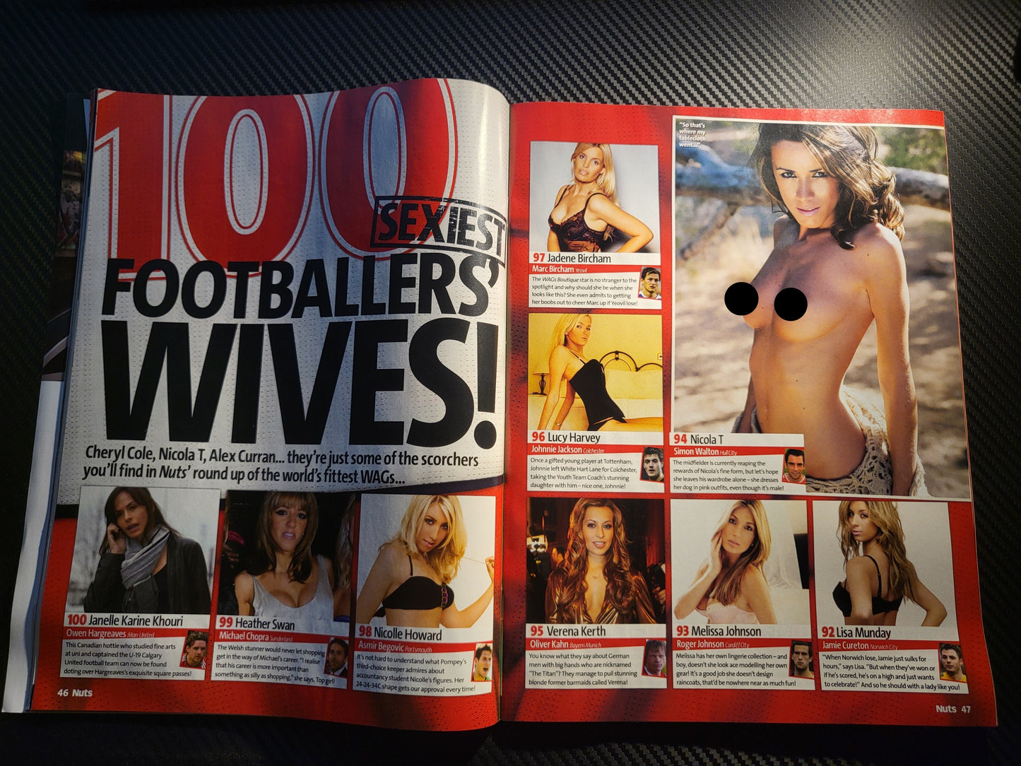 Nuts 29 February 6 March 2008 (952) Gemma Atkinson Ruth Reth Reynolds Cheryl Col