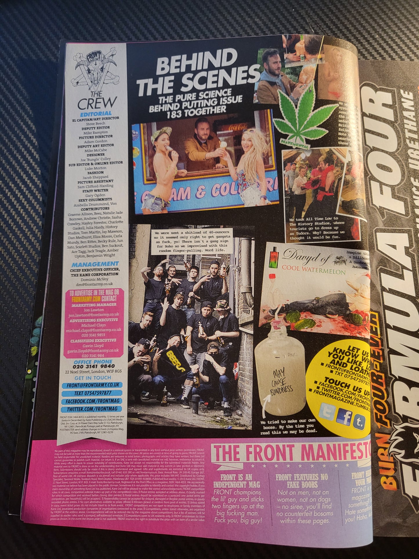 Front Magazine Issue 183 (Rare)(956) Helen Gibson Natalie Claudia Arabella