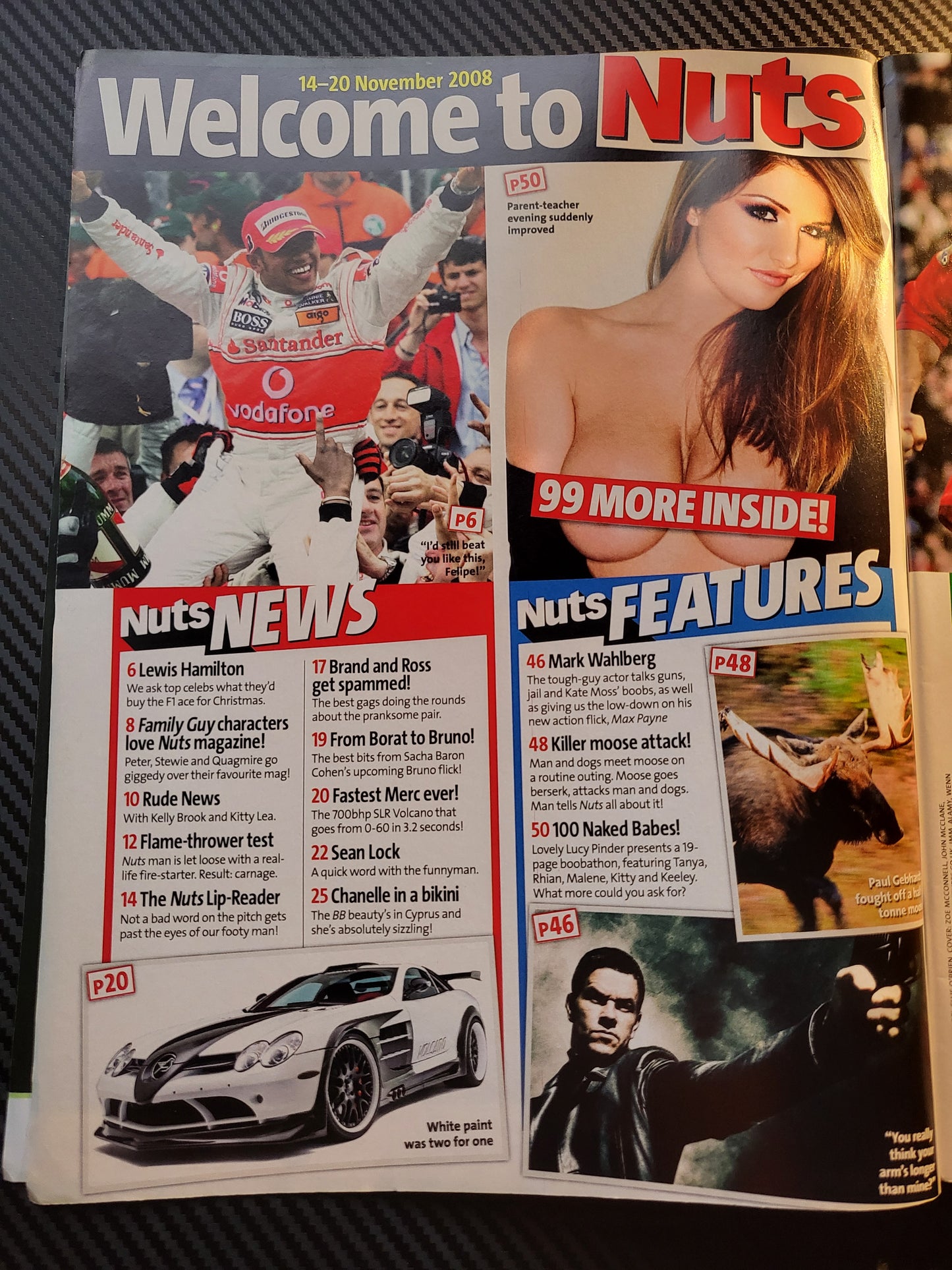 Nuts 14-20 November 2008 (Rare)(958) Lucy Pinder Chanelle Hays Mercedes