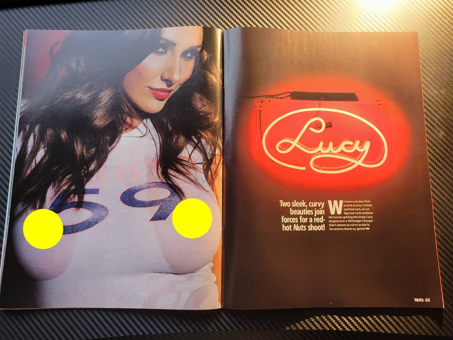 Nuts 27 August 2 September 2010 (Rare)(958) Lucy Pinder 2x POSTER