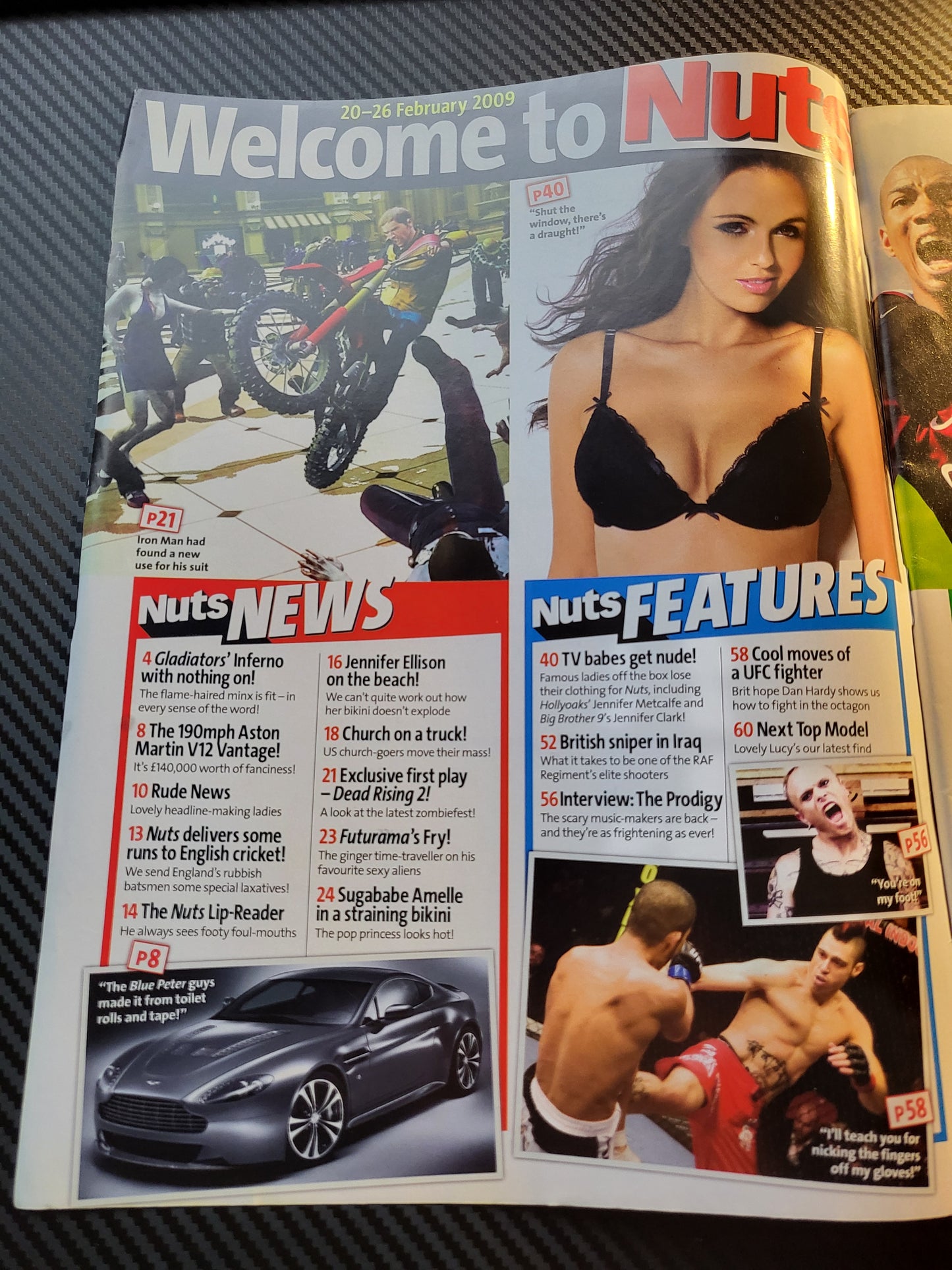 Nuts 20-26 February 2009 (Rare)(958) Jennifer Metcalfe Jennifer Clark Meddy Ford