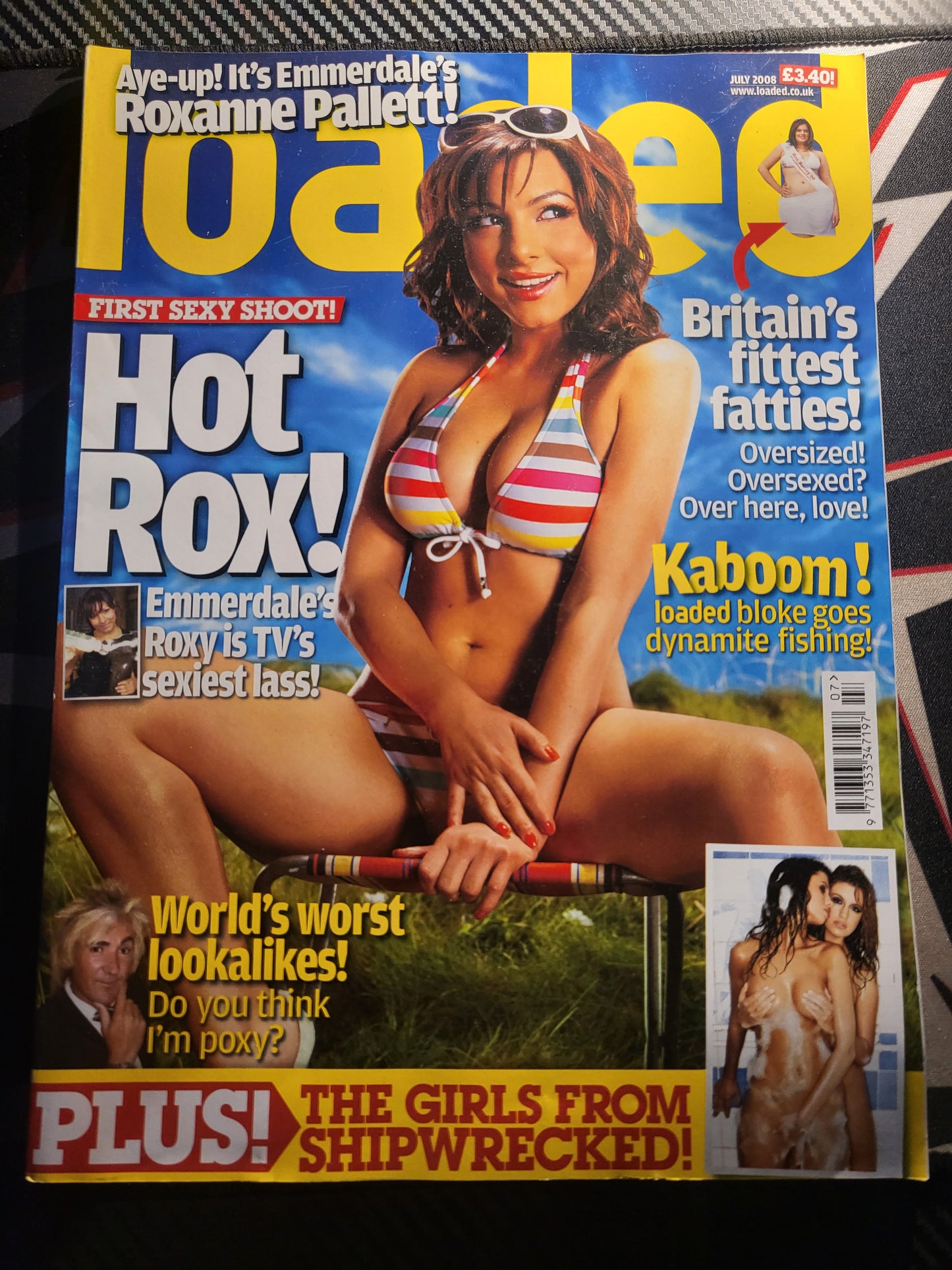 Loaded Magazine July 2008 (960)(RARE) Roxanne Pallett Charlotte Jackson Lindsey Strutt