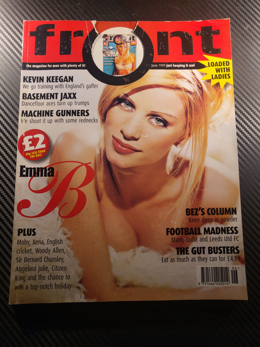 Front Magazine June 1999 Issue 8 (Rare)(966) Mimi MacPherson POSTER Emma B Angelina Jolie