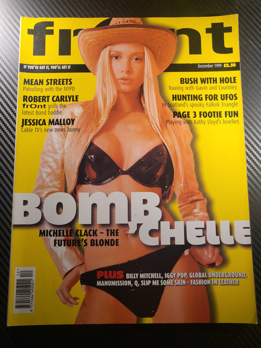 Front Magazine December 1999 Issue 14 (Rare)(966) Michelle Clack POSTER