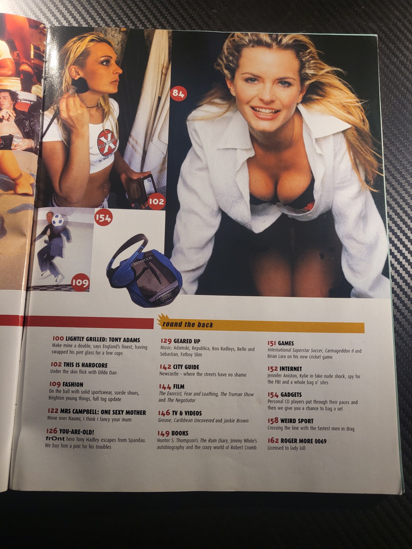 Front Magazine November 1998 Issue 1 (Rare)(967) TRACEY SHAW POSTER