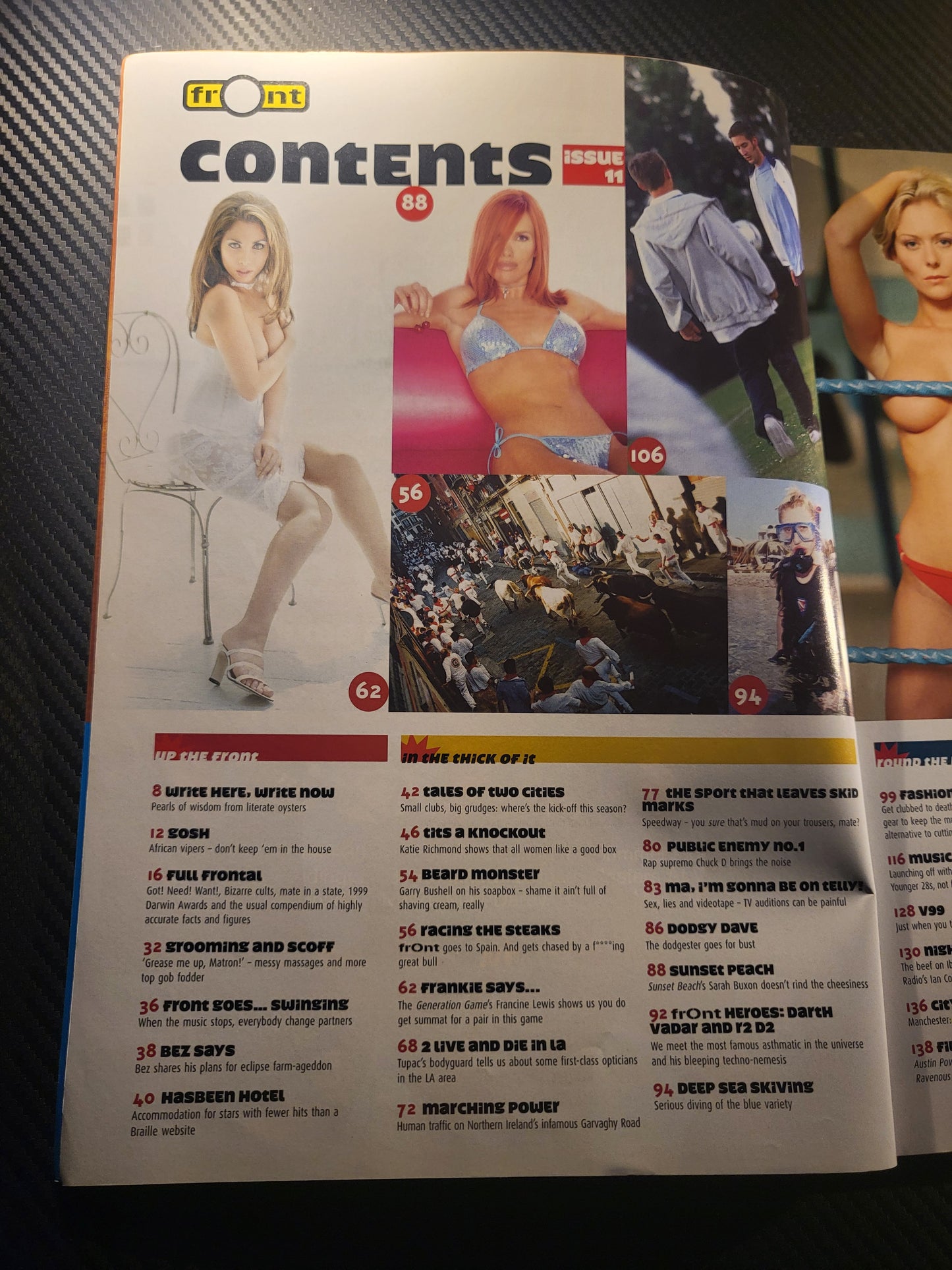 Front Magazine September 1999 Issue 11 (Rare)(967) Katie Richmond