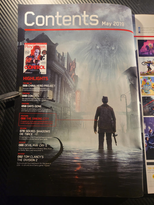 PlayStation Official Magazine May 2019 UK 161 (968) Days Gone Control Devil May Cry