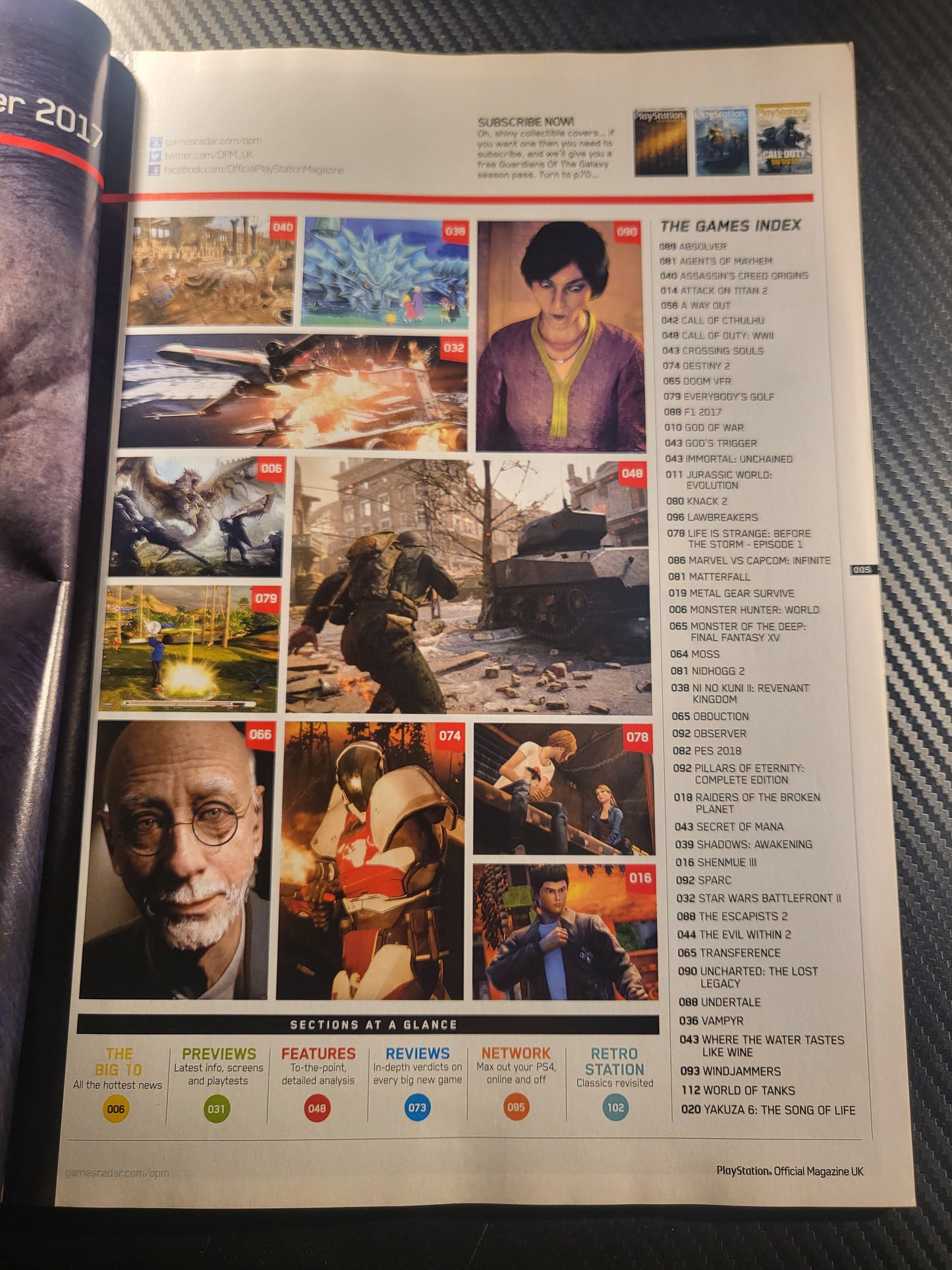 PlayStation Official Magazine November 2017 UK 141 (968) Call of Duty WWII Star