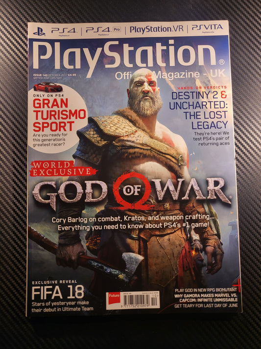 PlayStation Official Magazine October 2017 UK 140 (968) God of War Grand Turismo