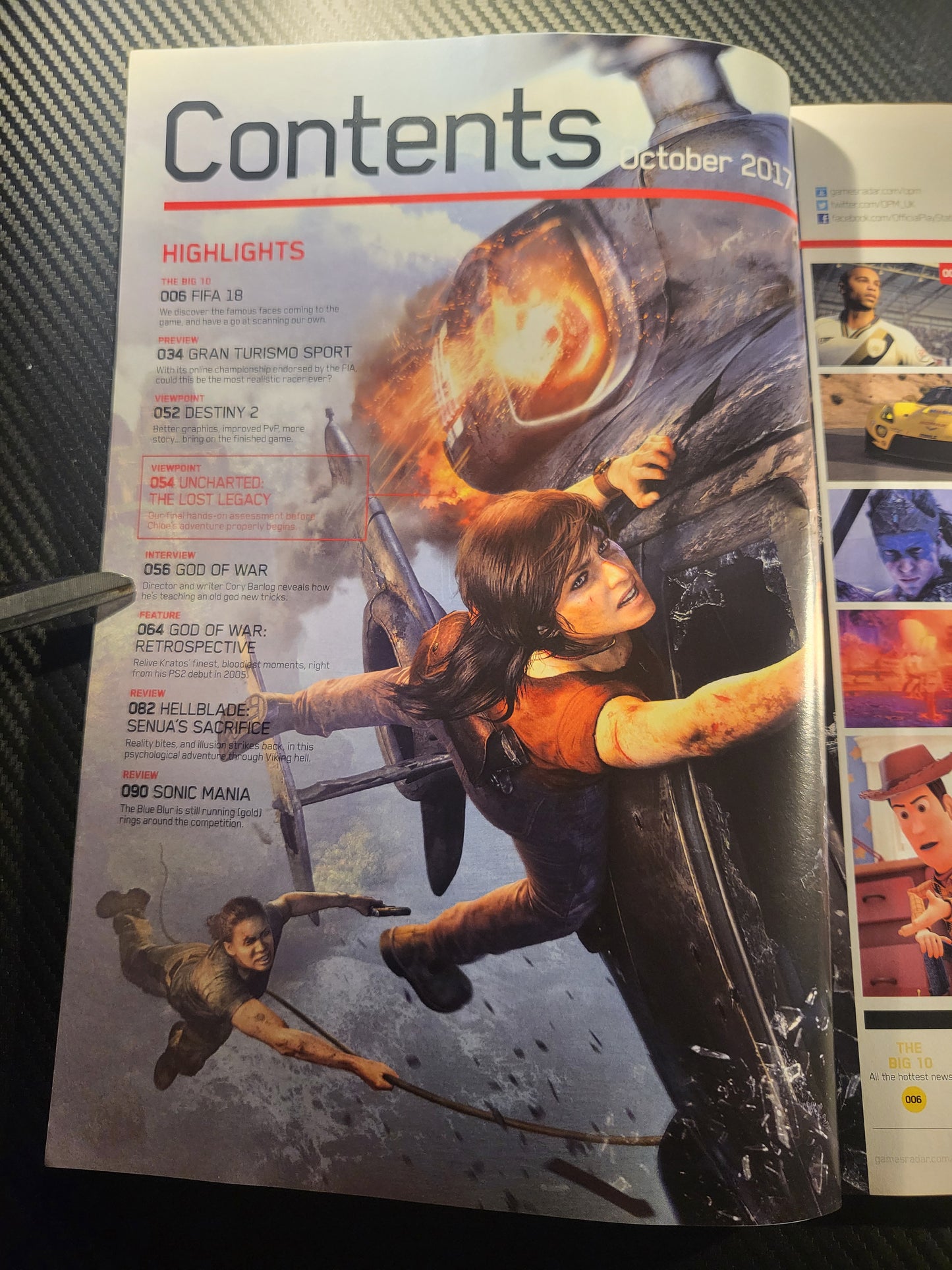 PlayStation Official Magazine October 2017 UK 140 (968) God of War Grand Turismo
