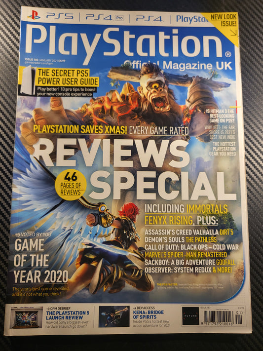 PlayStation Official Magazine January 2021 UK 183 (968) Spiderman Marvel Call of Duty