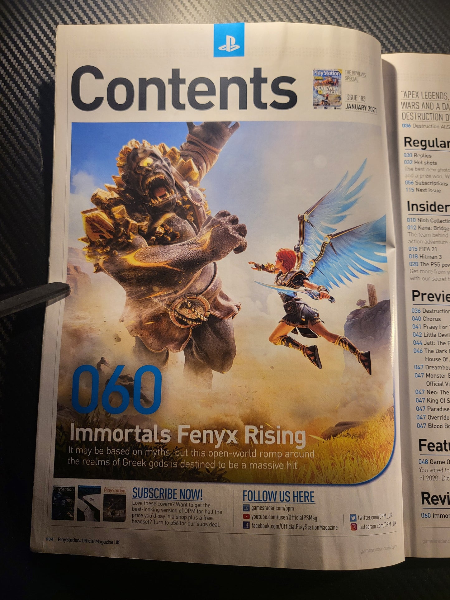 PlayStation Official Magazine January 2021 UK 183 (968) Spiderman Marvel Call of Duty