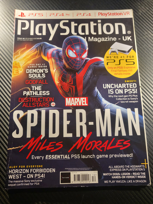 PlayStation Official Magazine December 2020 UK 181 (968) Spiderman Miles Morales Godfall