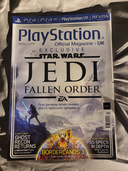 PlayStation Official Magazine July 2019 UK 163 (969) Star Wars Jedi Fallen Ghost Recon