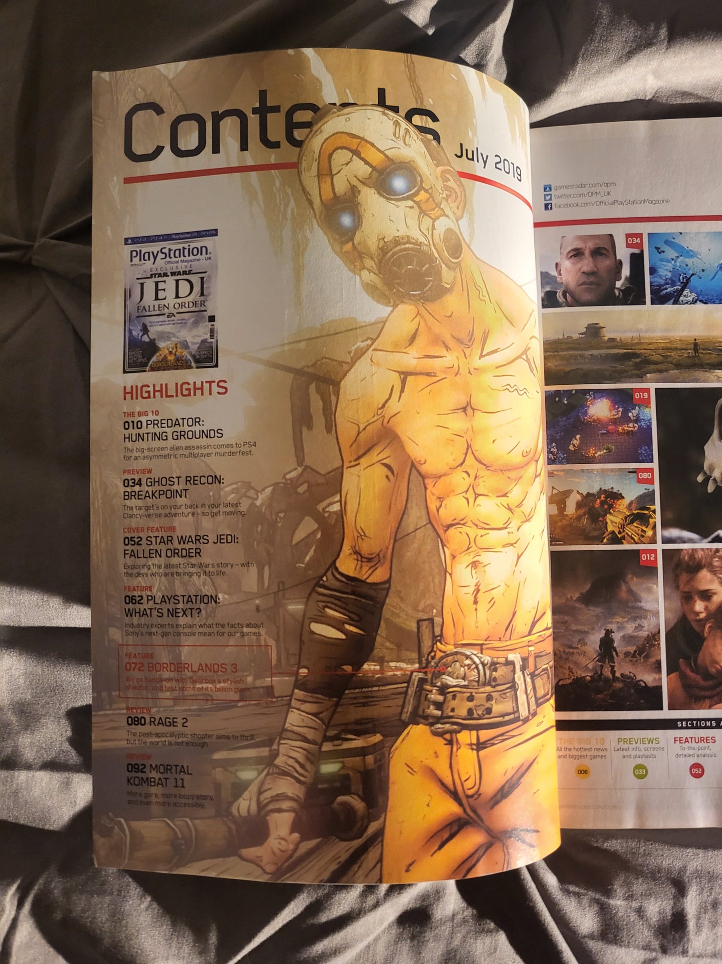 PlayStation Official Magazine July 2019 UK 163 (969) Star Wars Jedi Fallen Ghost Recon