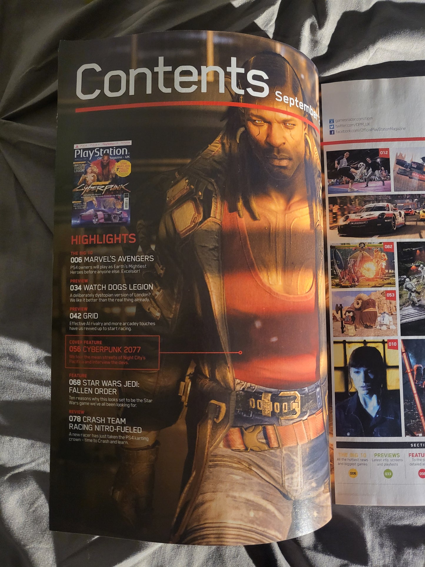 PlayStation Official Magazine September 2019 UK 165 (969) Cyberpunk 2077 Watch Dogs