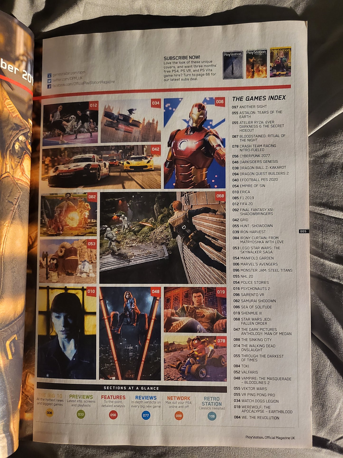 PlayStation Official Magazine September 2019 UK 165 (969) Cyberpunk 2077 Watch Dogs