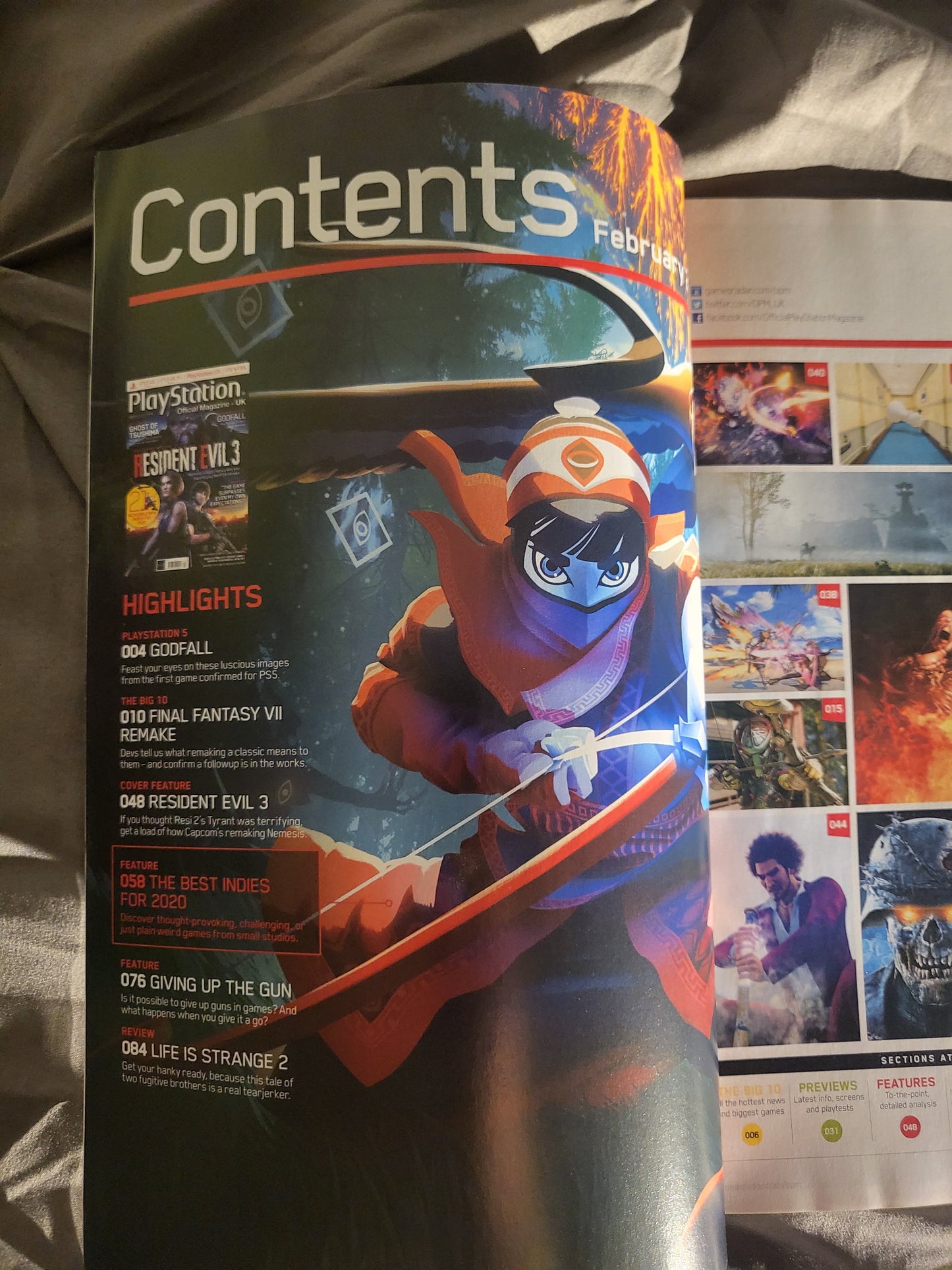 PlayStation Official Magazine February 2020 UK 171 (969) Resident Evil Ghost of Tsushima