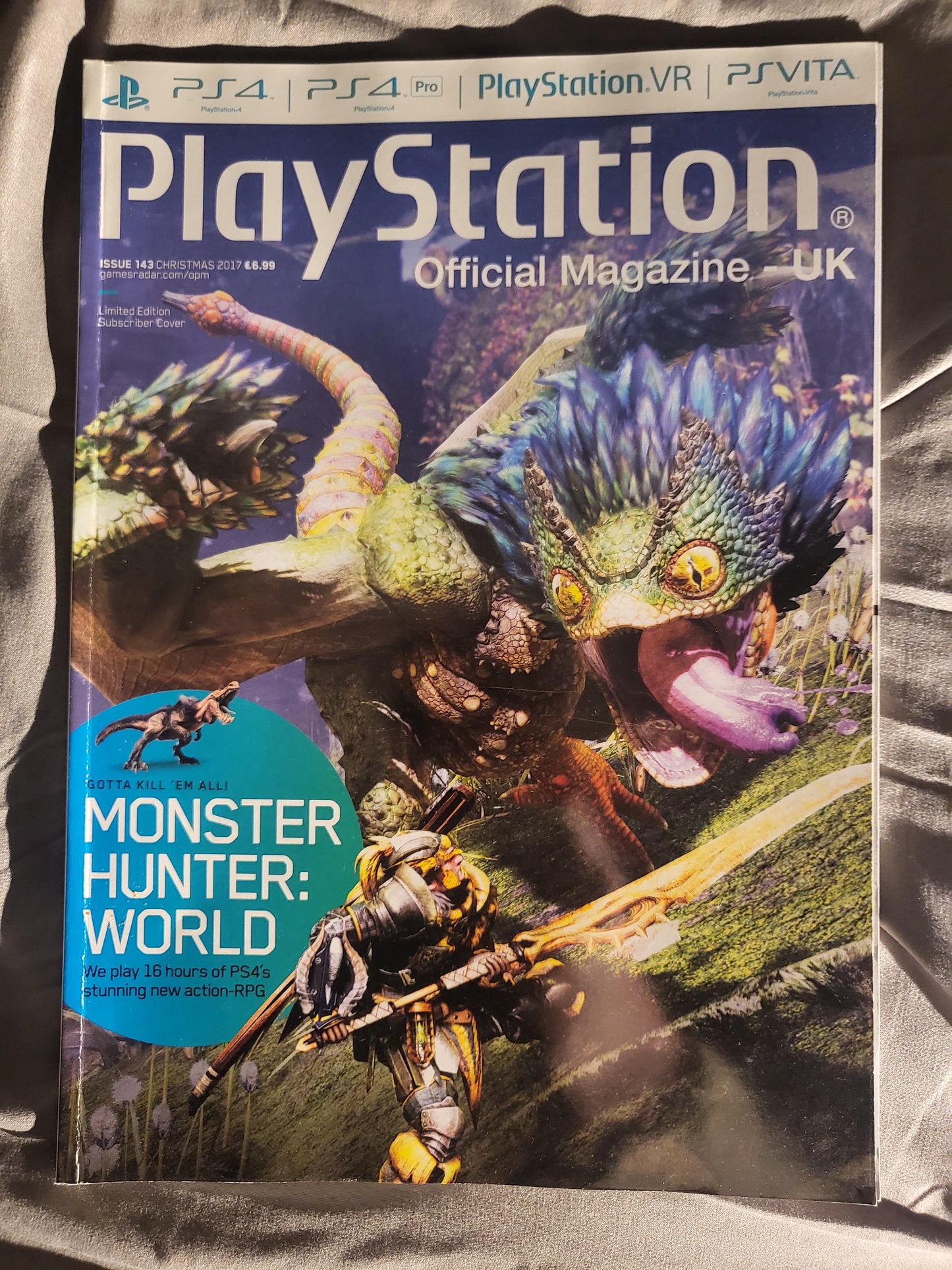 PlayStation Official Magazine Christmas 2017 UK 143 (969) Monster Hunter Ghost of Tsushima