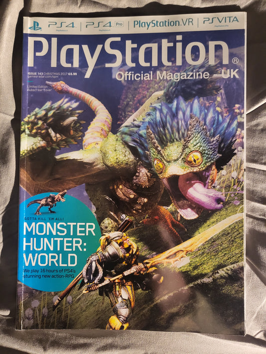 PlayStation Official Magazine Christmas 2017 UK 143 (969) Monster Hunter Ghost of Tsushima