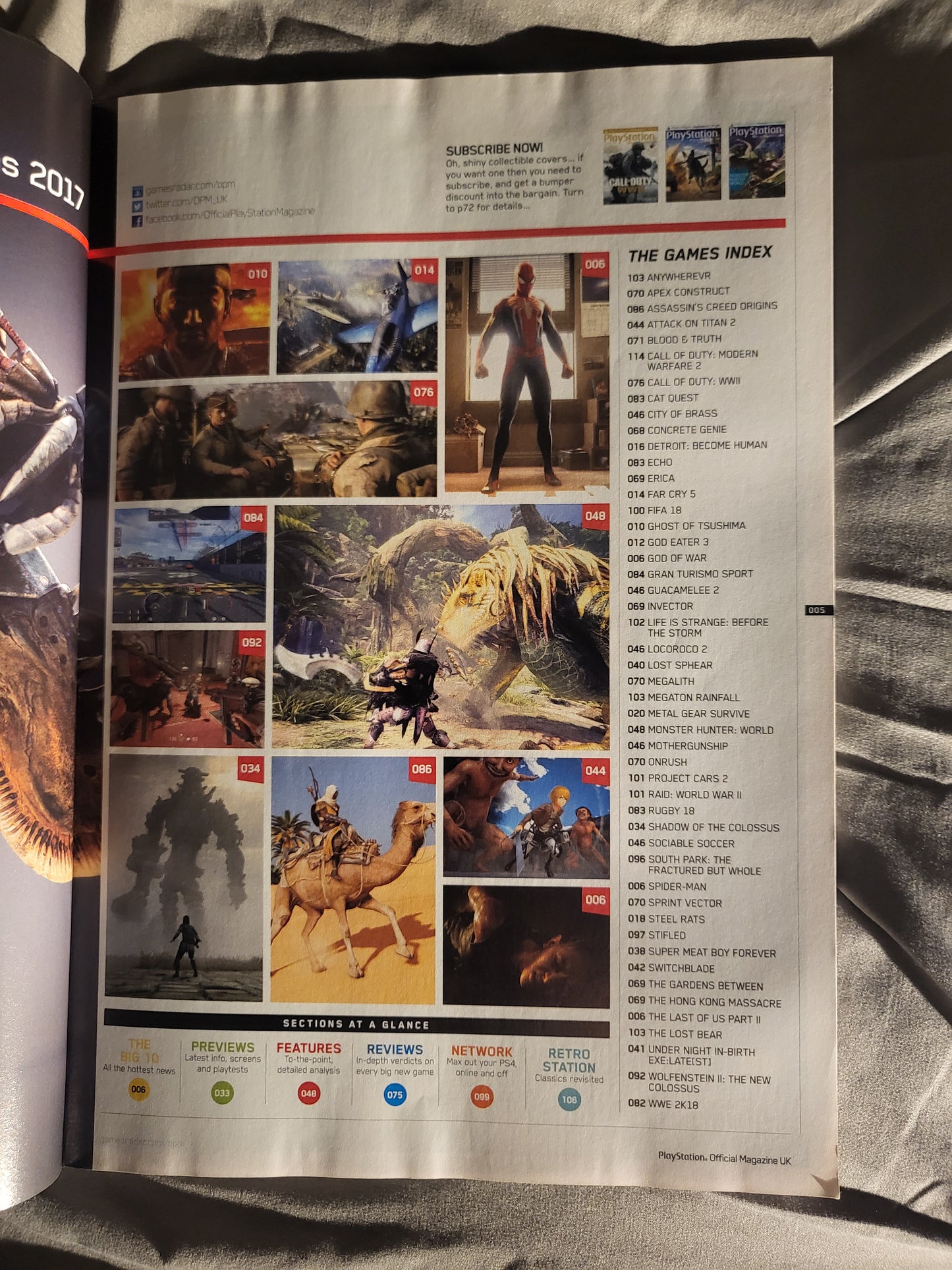 PlayStation Official Magazine Christmas 2017 UK 143 (969) Monster Hunter Ghost of Tsushima