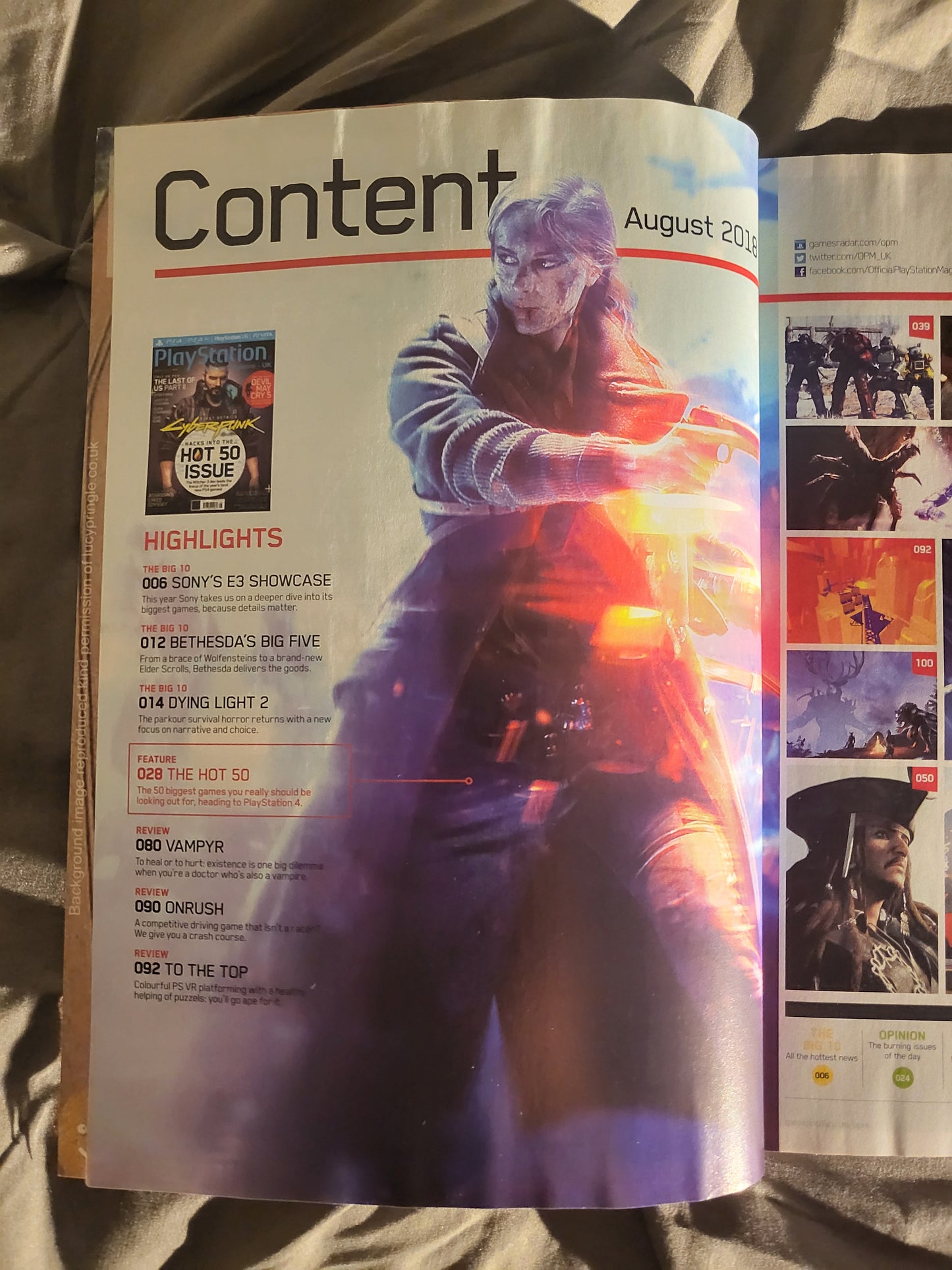 PlayStation Official Magazine August 2018 UK 151 (969) Cyberpunk 2077 Dying Light