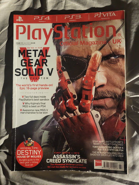 PlayStation Official Magazine July 2015 UK 111 (969) Metal Gear Solid Assassins Creed
