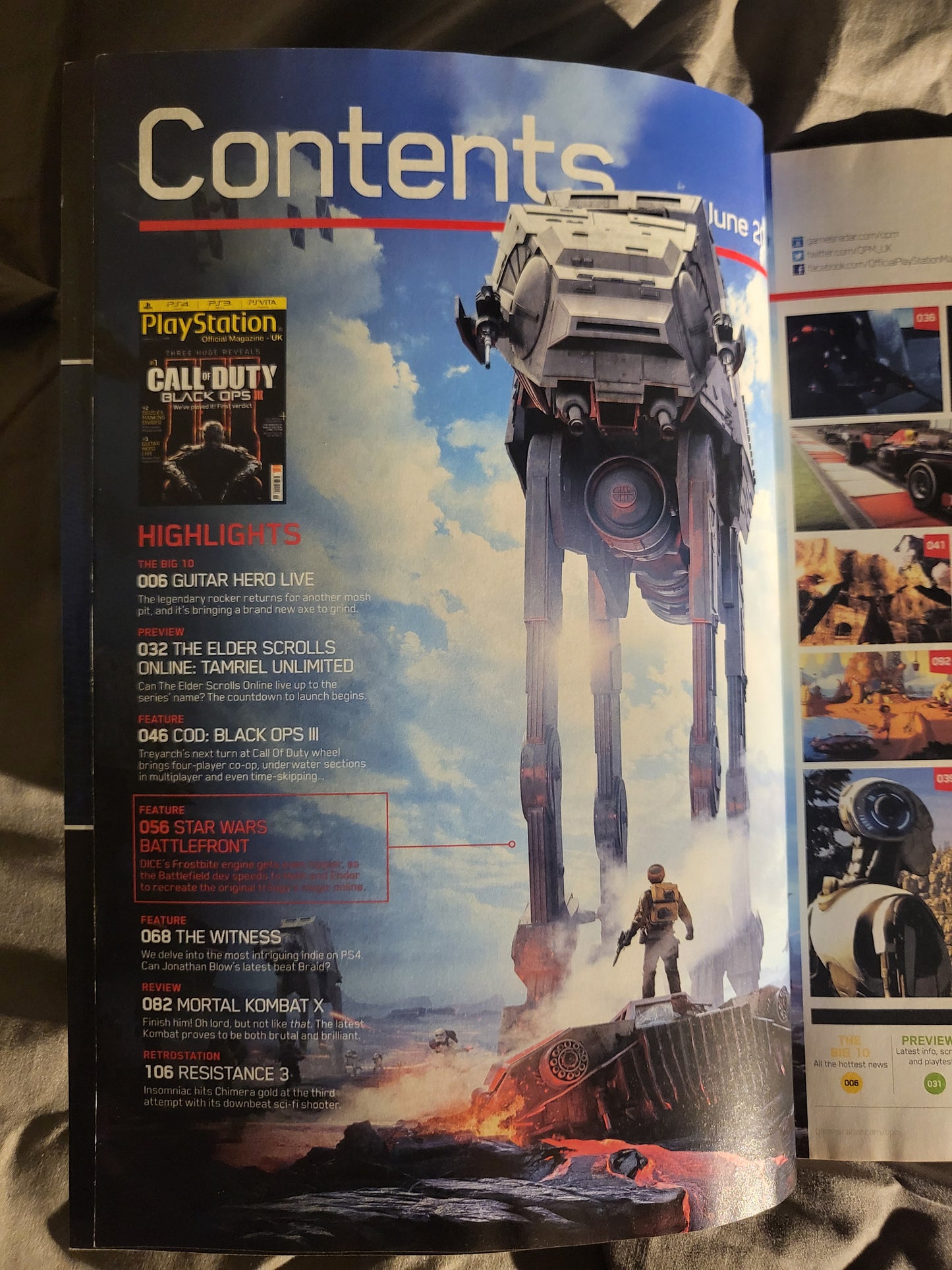 PlayStation Official Magazine June 2015 UK 110 (969) Call of Duty Black Ops Dues Ex