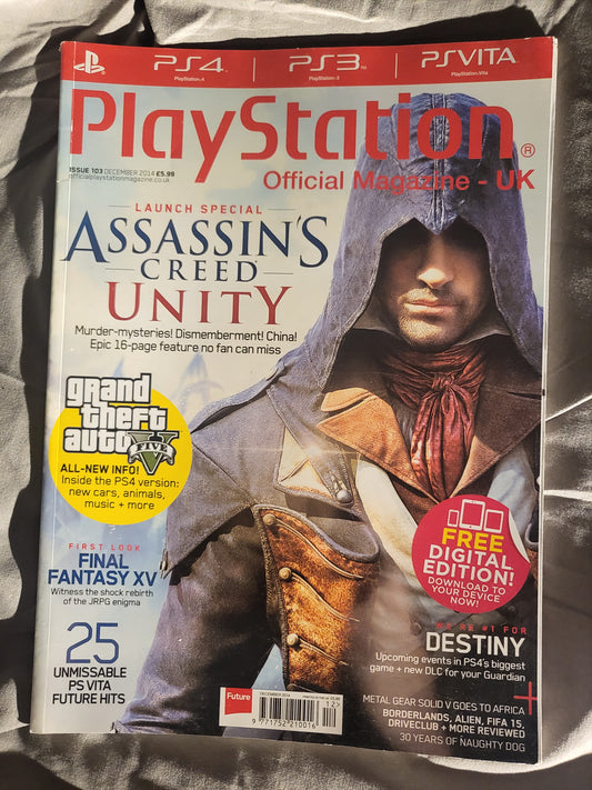 PlayStation Official Magazine December 2014 UK 103 (971) Grand Theft Auto Assassins Creed