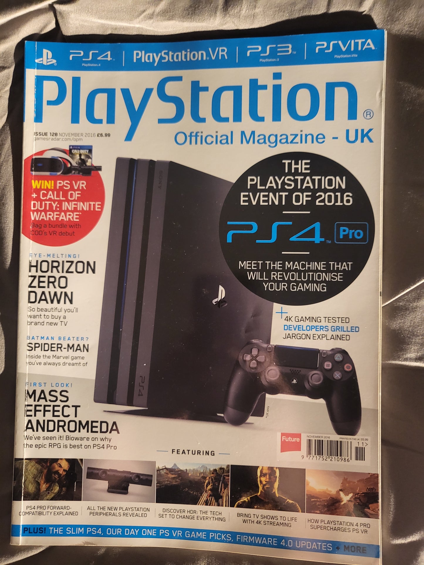 PlayStation Official Magazine November 2016 UK 128 (971) Mass Effect Spider-Man