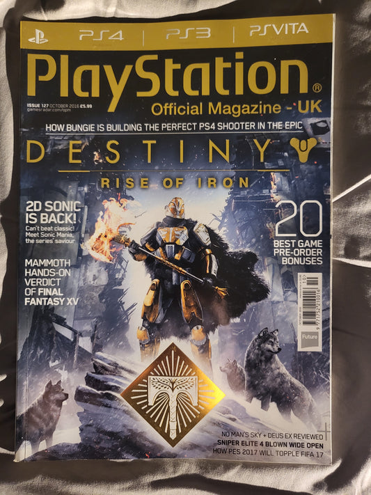 PlayStation Official Magazine October 2016 UK 128 (971) Destiny Sniper Elite
