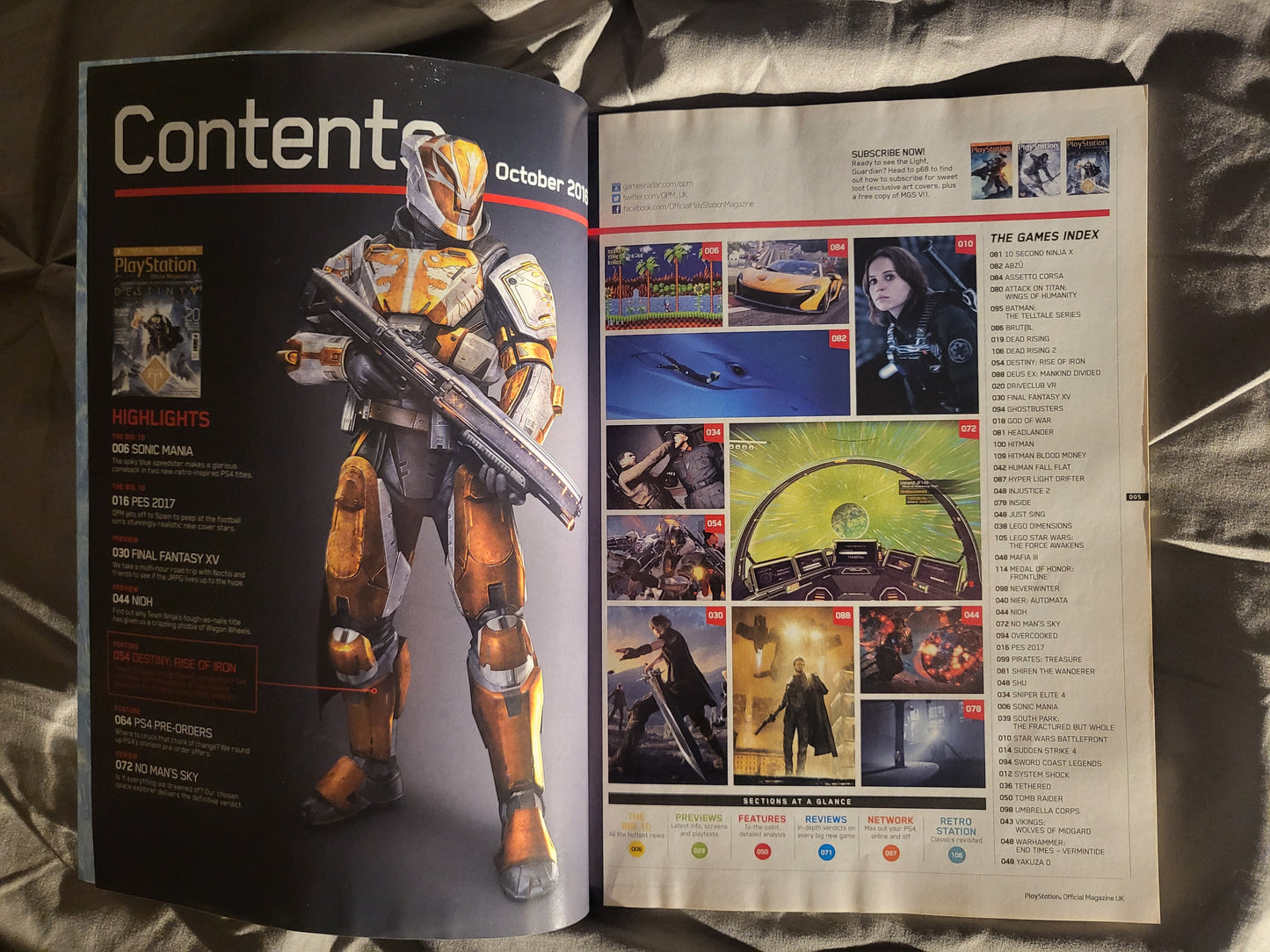 PlayStation Official Magazine October 2016 UK 128 (971) Destiny Sniper Elite