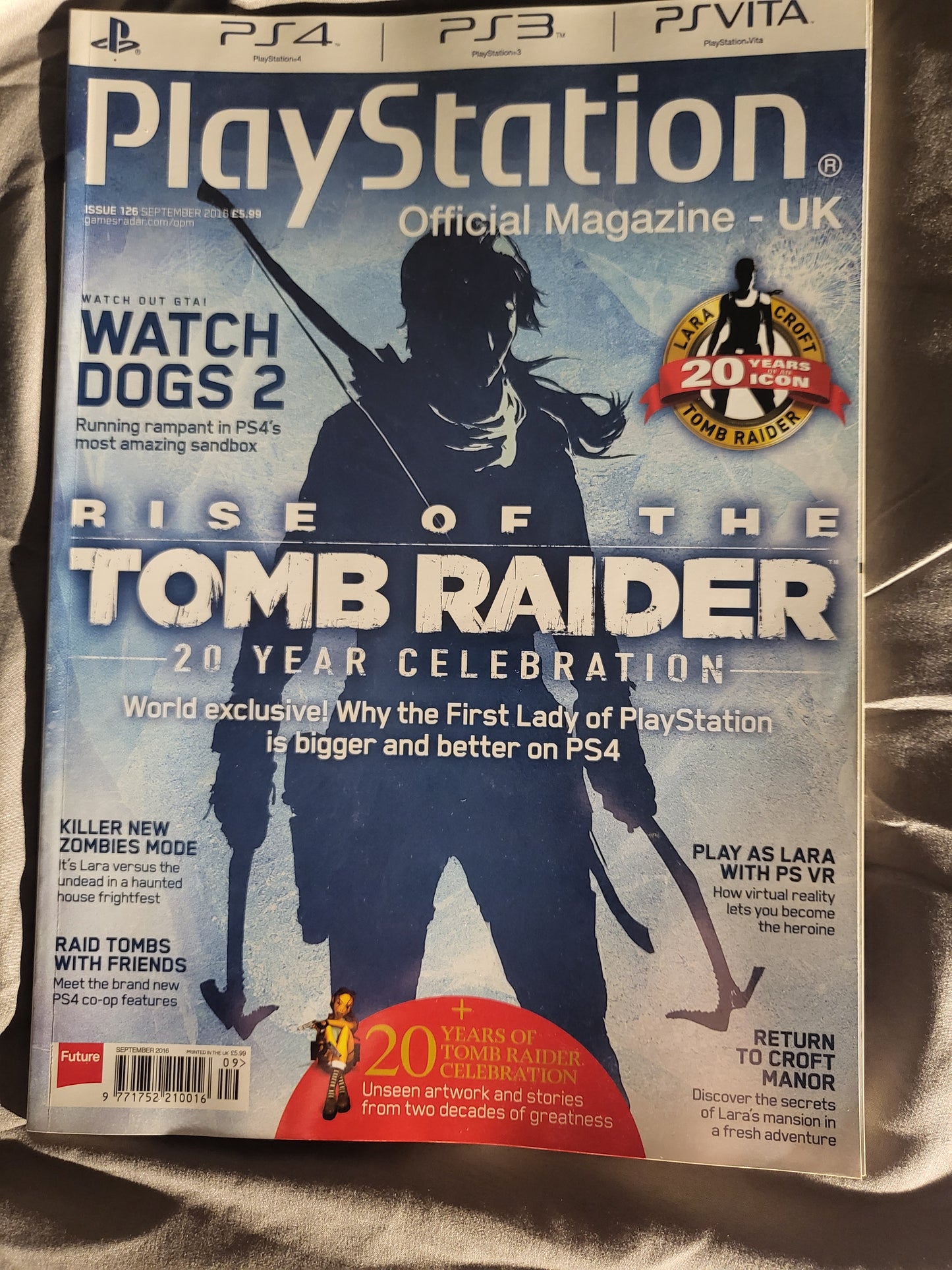 PlayStation Official Magazine September 2016 UK 128 (971) Watch Dogs Tomb Raider
