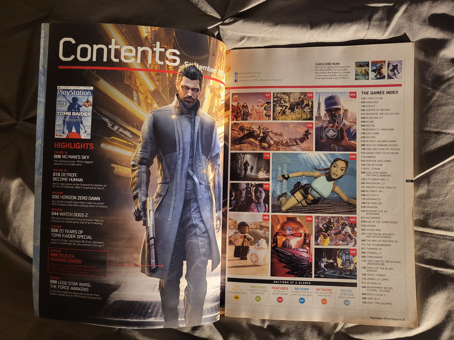 PlayStation Official Magazine September 2016 UK 128 (971) Watch Dogs Tomb Raider