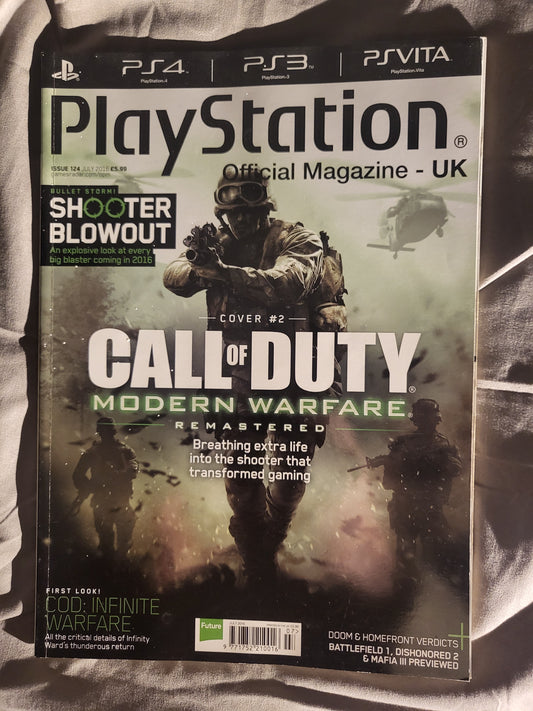 PlayStation Official Magazine July 2016 UK 124 (971) Call of Duty Uncharted Dishonored