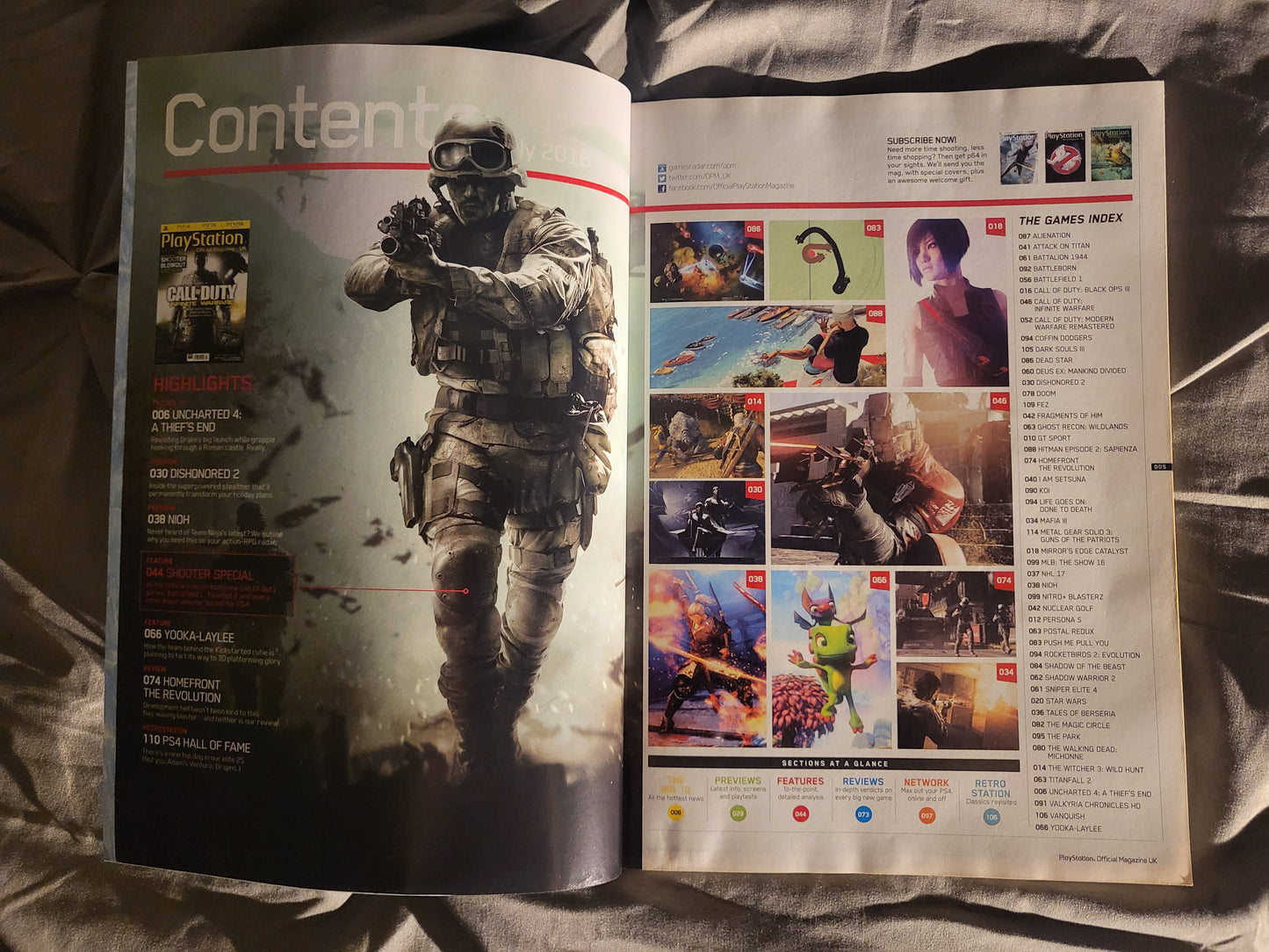 PlayStation Official Magazine July 2016 UK 124 (971) Call of Duty Uncharted Dishonored
