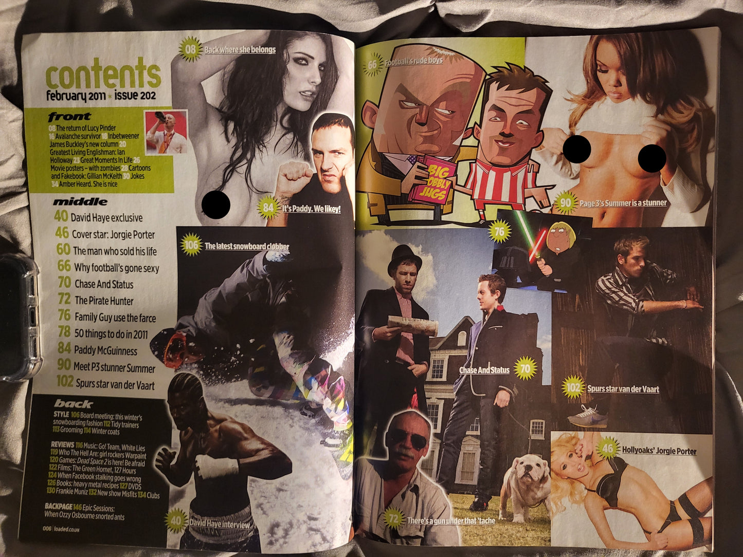 Loaded Magazine February 2008 (970) Michelle Marsh Sophie Howard Lucy Pinder