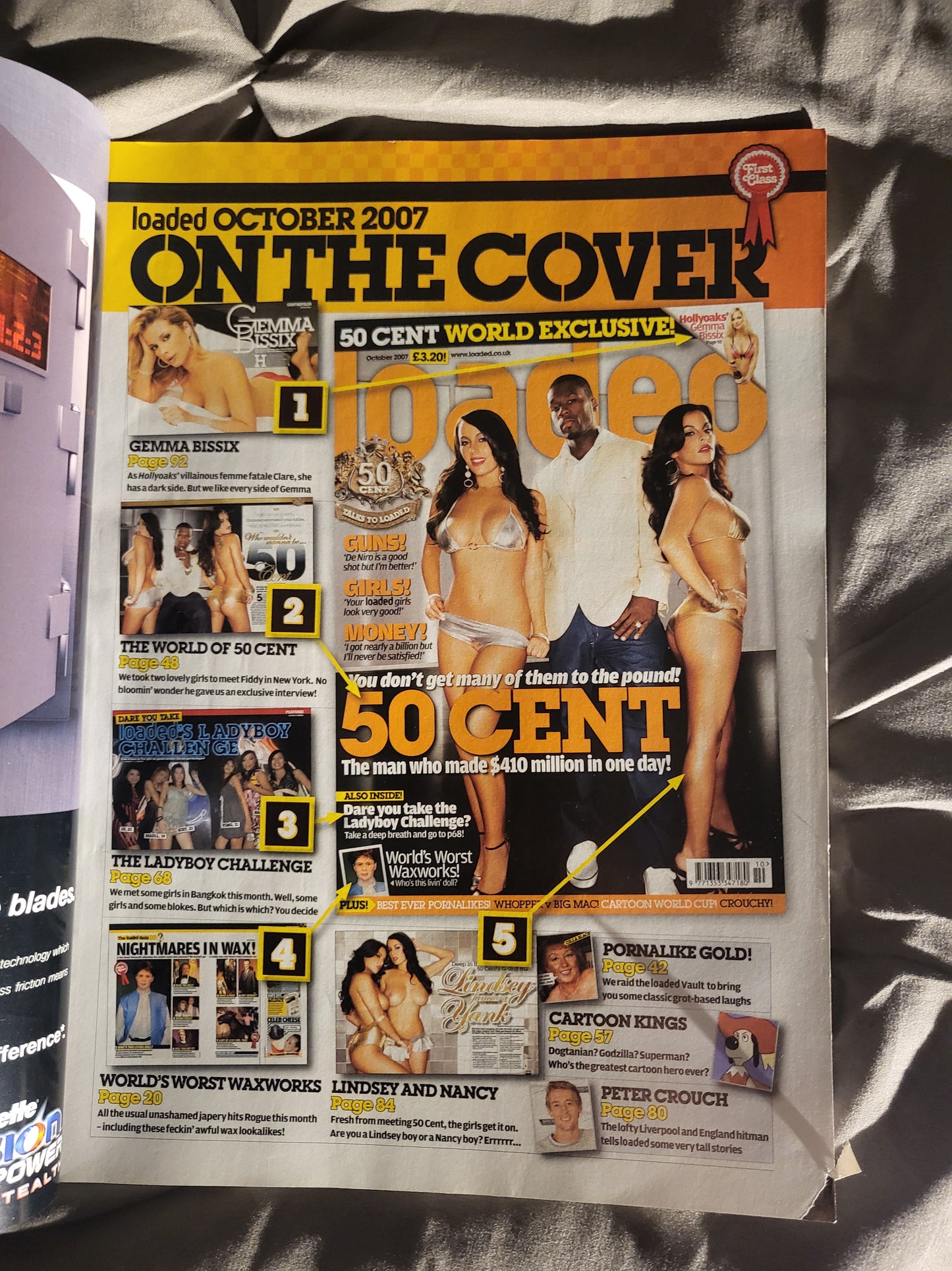 Loaded Magazine October 2007 (970) Gemma Bissix 50 Cent Kathy Lloyd