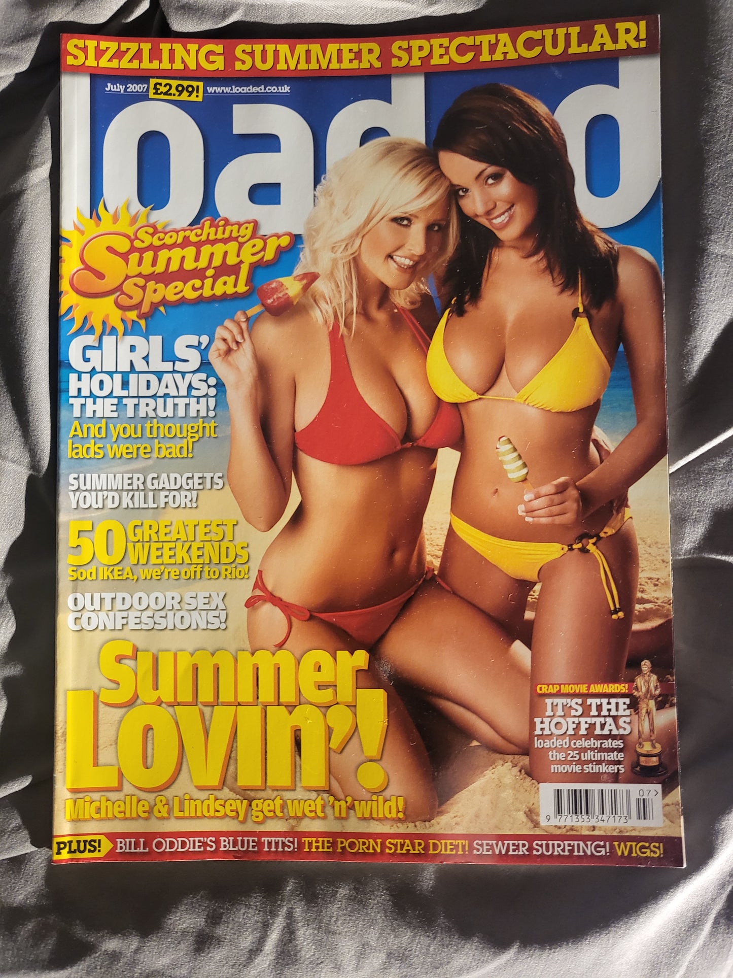 Loaded Magazine July 2007 (Rare)(970) Lindsey Strutt Michelle Marsh Victoria Hawkins