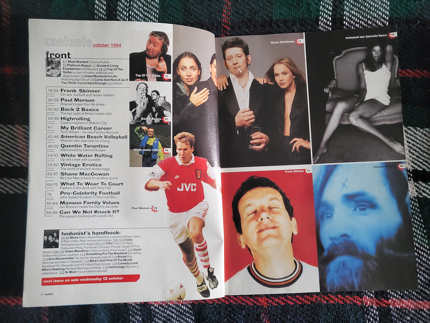 Loaded Magazine October 1994 (975) Gabrielle Reece Frances Ruffelle Terry Hall