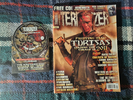 Terrorizer Magazine December 2010 #204 (973) 1 CD Electric Wizard Woe Krieg Nile