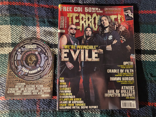 Terrorizer Magazine November 2010 #203 (973) 1 CD Opeth Cradle of Filth Dimmu Borgir